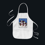 Aprons Children's Lycklig Hamookkah Barnförkläde<br><div class="desc">Ett Hanukkah-barns apron. "Lycklig Hamookkah" är en underbar gåva till alla barn som Chanukah. Använda för bakning, hantverk eller lek för att göra vilken dag som helst! Anpassa genom att ta bort text och lägga till egna. Välj ditt favoritteckensnitt stil, färg och storlekt. Det finns flera olika färger på plattan...</div>