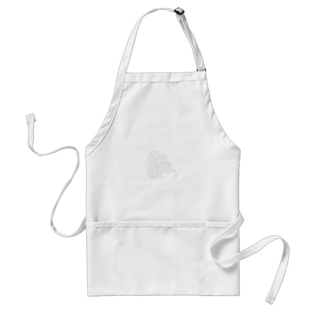 Aprons för blommigt och Personlig | Snyggt Kitchen Förkläde (Framsidan)
