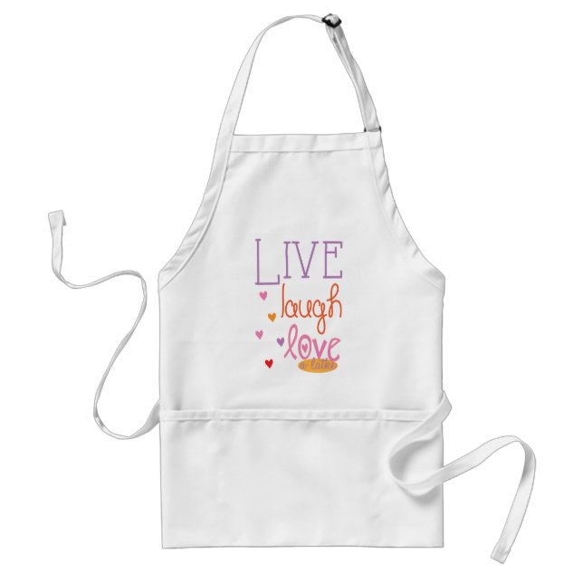 Aprons Live Laugh Kärlek a Latke Förkläde (Framsidan)
