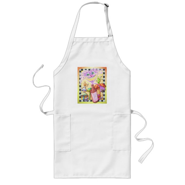 APRONS - WorCHESHIRE CAT Långt Förkläde (Framsidan)