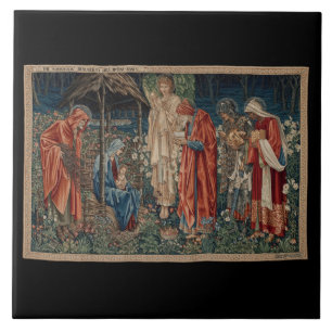 Apropå Magi (av Edward Burne-Jones) Kakelplatta
