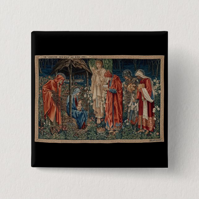Apropå Magi (av Edward Burne-Jones) Knapp (Framsida)