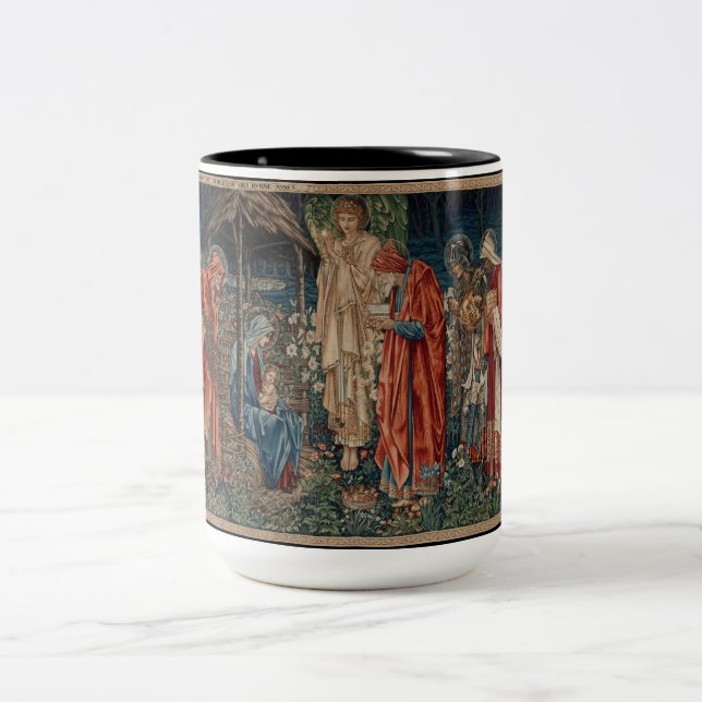 Apropå Magi (av Edward Burne-Jones) Två-Tonad Mugg (Center)