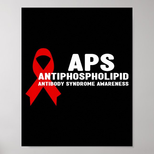 APS Antifosfolipidantikroppssyndrom medvetenhet Poster (Framsidan)