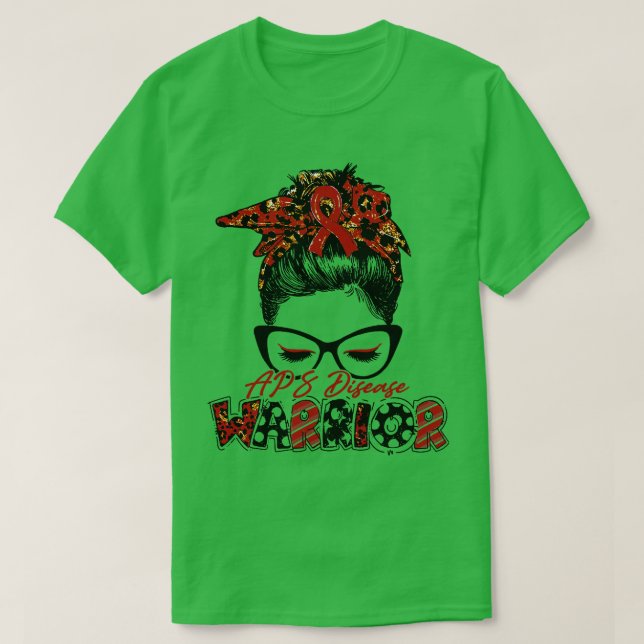 APS Sjukdomskänsla Kvinnor Glasse Messy B T Shirt (Design framsida)