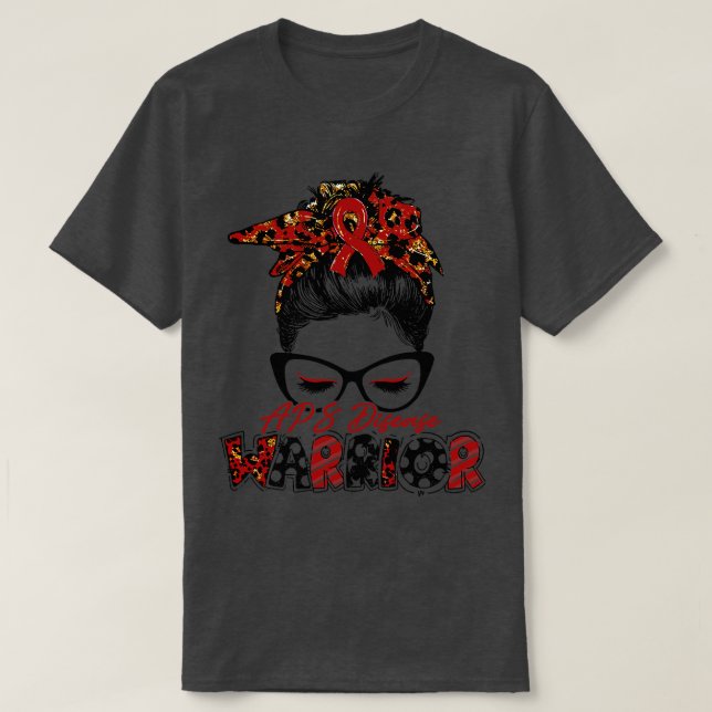 APS Sjukdomskänsla Kvinnor Glasse Messy B T Shirt (Design framsida)