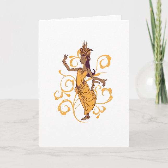 Apsara dancer kort (Framsida)