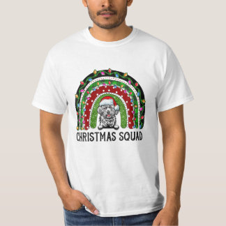 Apso Hund Träd jul Ljus T Shirt