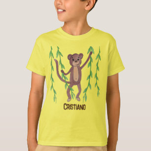 Apsväxling på Grönt Vines T-Shirt