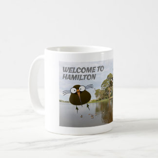 Apteryx-klanen önskar dig välkommen till Hamilton. Kaffemugg