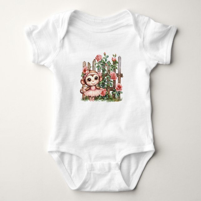 Aptesterande apa t shirt (Framsida)
