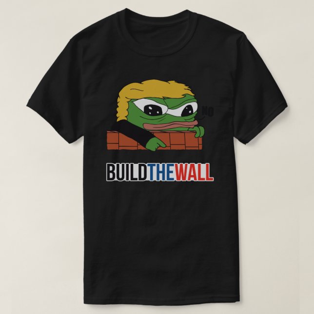 Apu Apustaja Trump Bygger väggen Helper (väggen) T Shirt (Design framsida)
