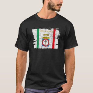 Apulien-regionen Italienska Bari Italien Flagga Vi T Shirt