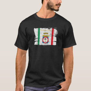 Apulien-regionen Italienska Bari Italien Flagga Vi T Shirt