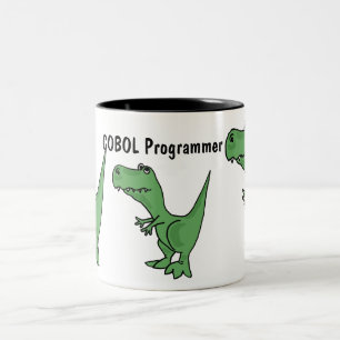 AQ-, mugg för COBOL programmerareDinosaur