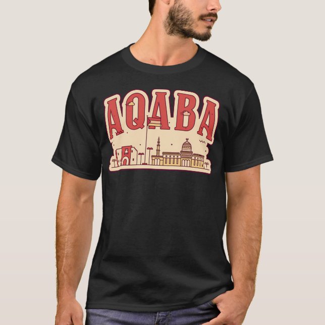 Aqaba City T Shirt (Framsida)