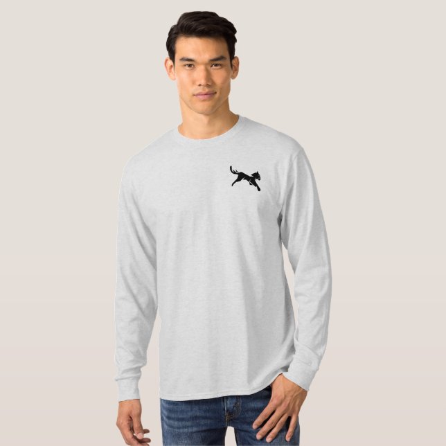 AQRA Klassisk Minimalistisk Grafisk T-Shirt (Hel framsida)