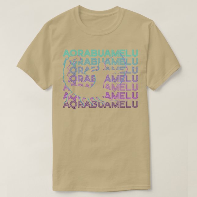 Aqrabuamelu Scorpion Man Retro Aqrabuamelu Gift T Shirt (Design framsida)