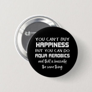 Aqua Aerobics är Happiness Funny Vatten Aerobics Knapp