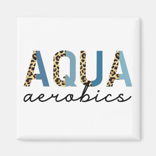 Aqua Aerobics Cheetah skriver ut flygplansgåvor fr Magnet