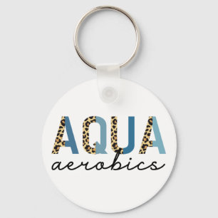 Aqua Aerobics Cheetah skriver ut flygplansgåvor fr Nyckelring
