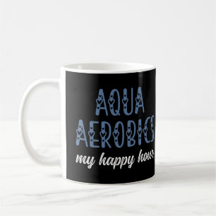 Aqua Aerobics My lycklig-h Vatten-flygarpresenter Kaffemugg