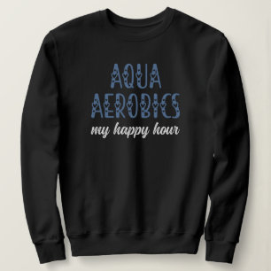 Aqua Aerobics My lycklig-h Vatten-flygarpresenter T Shirt
