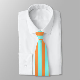 Aqua and Light Orange Rand Sommarblick Slips