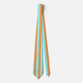 Aqua and Light Orange Rand Sommarblick Slips