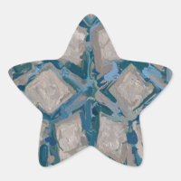 Aqua and Taupe Glaze #8295