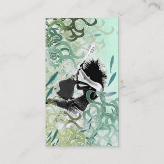 Aqua avfyrar - visitkorten visitkort