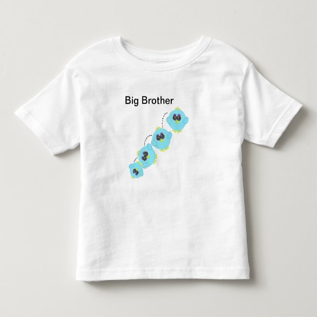 Aqua Baby Bird Big Brother Tee (Framsida)