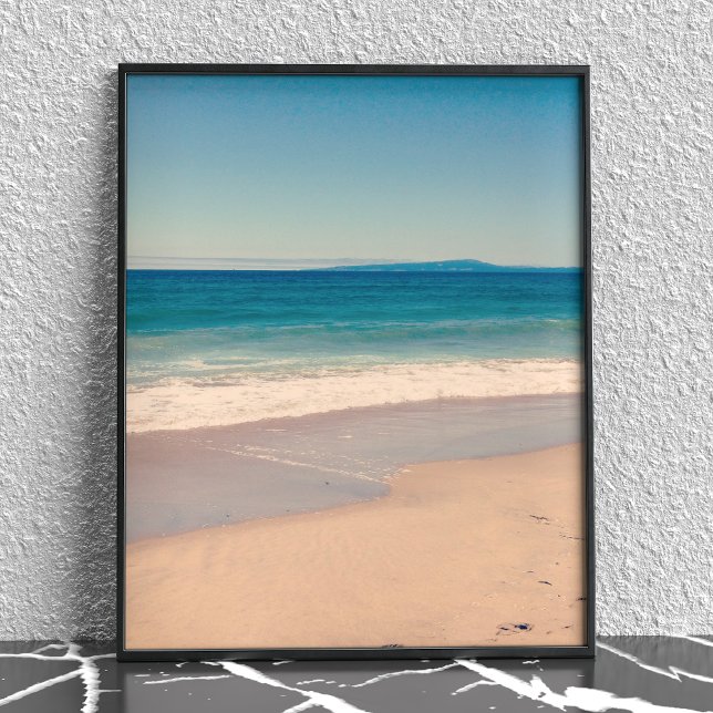 Aqua Beach Scene Poster (Skapare uppladdad)