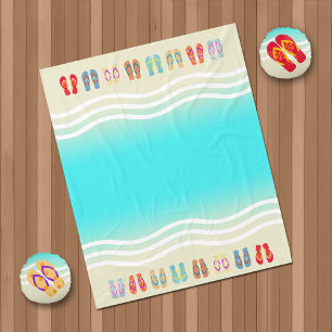 Aqua Beach Vinkara Sommsandaler Fleecefilt