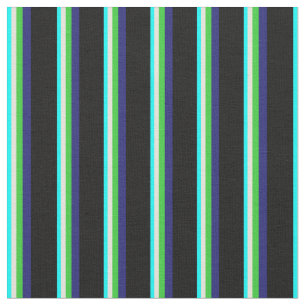 Aqua, Beige, Lime Green, Midnight Blue & Black Tyg