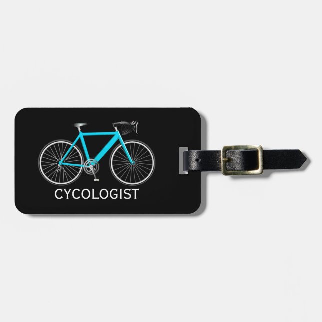 Aqua Blå Cykel På Svart Bagagebricka (Horisontell Framsida)
