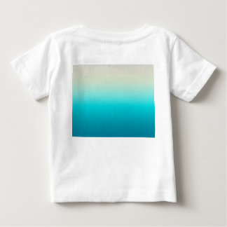 Aqua Blå Gradient Abstrakt Bakgrund Mjuk Ombre T Shirt