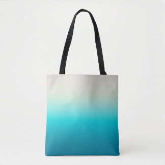 Aqua Blå Gradient Abstrakt Bakgrund Mjuk Ombre Tygkasse