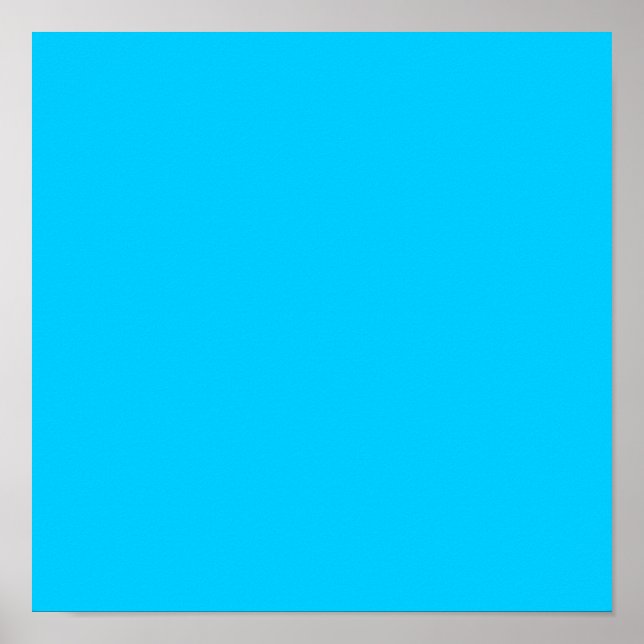 Aqua Blå Poster (Framsidan)