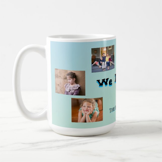 Aqua Blend 6-Photo Nana Tribute Kaffemugg (Vänster)