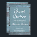 Aqua Blue Beach House Sweet 16 Födelsedagsfester Inbjudningar<br><div class="desc">Inbjudan till Aqua Blue Beach House-Sweet sixteen. Den här inbjudan är perfekt för en turkos Blue Rustic Beach ThMeed Girl's Sweet 16 Födelsedagsfest tittar fira i Teal and Silver Foil. Kontakta designern om du vill ha matchande artiklar.</div>