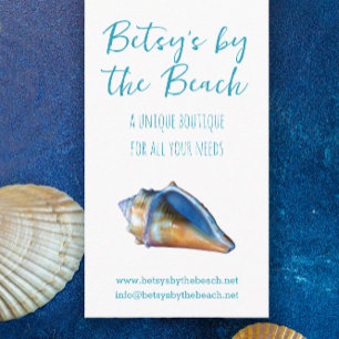 Aqua Blue Beach ThLED Visitkort