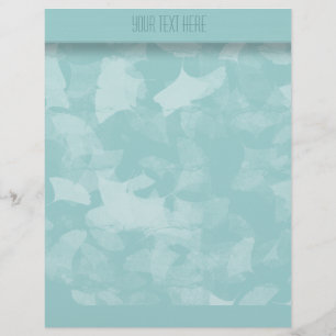 Aqua Blue Gingko Lövs Flyer