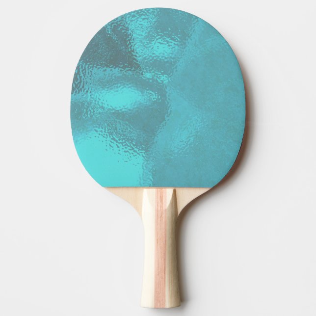 Aqua Blue Glass Pingisracket (Framsidan)