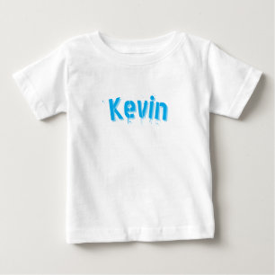 Aqua Blue Kevin Namn, T Shirt