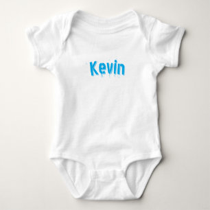Aqua Blue Kevin Namn, T Shirt