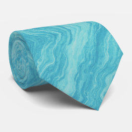 Aqua Blue Marble Wave Slips