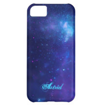 Aqua Blue Milky Way Galaxy Personlig Celestial