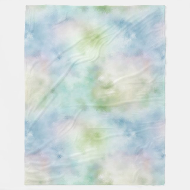 Aqua Blue Mint     Fleecefilt (Framsidan)