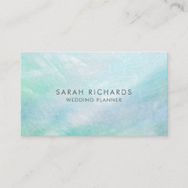Aqua Blue Mor i Pearl Söt Visitkort